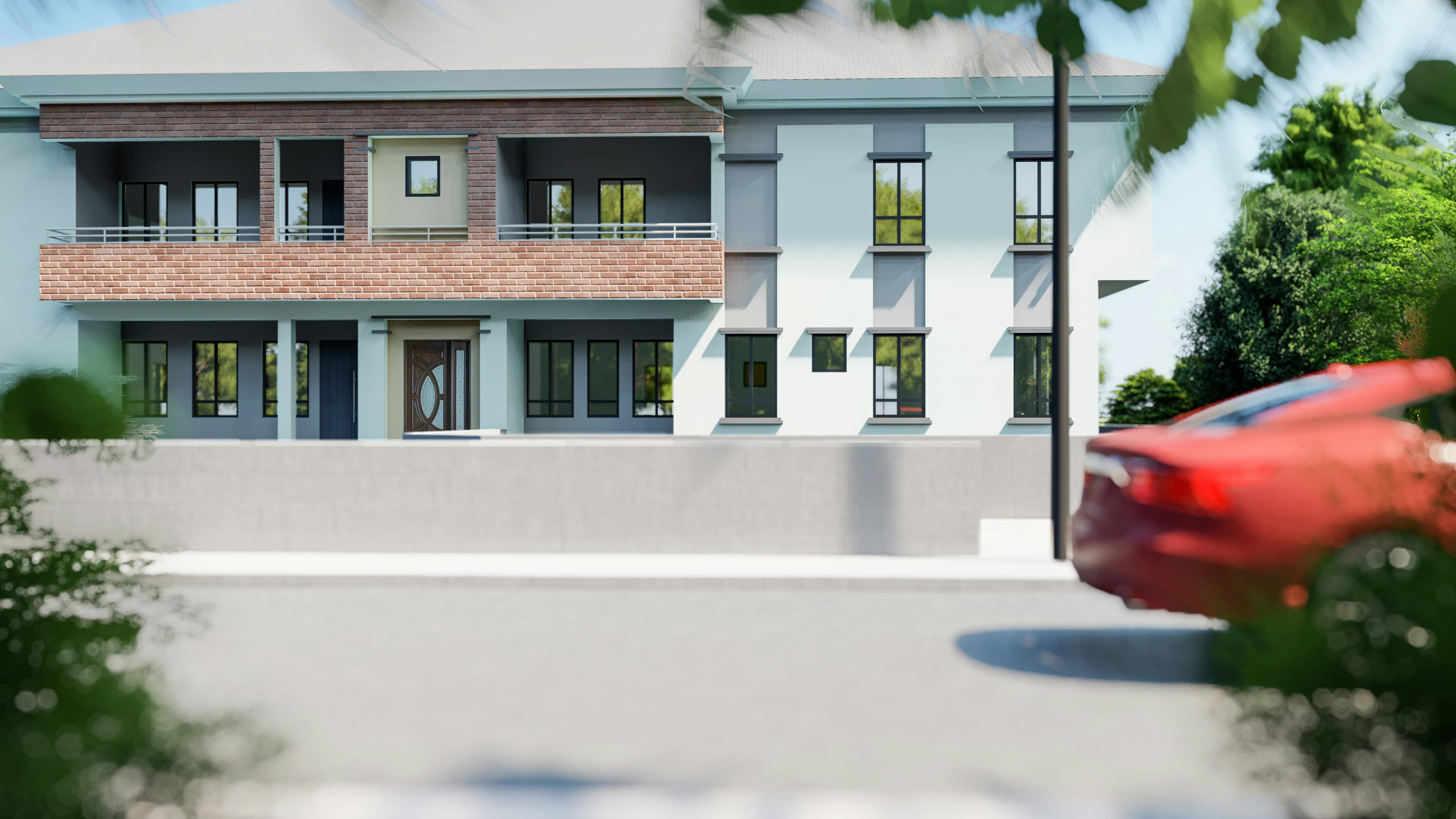 Detailed architectural model